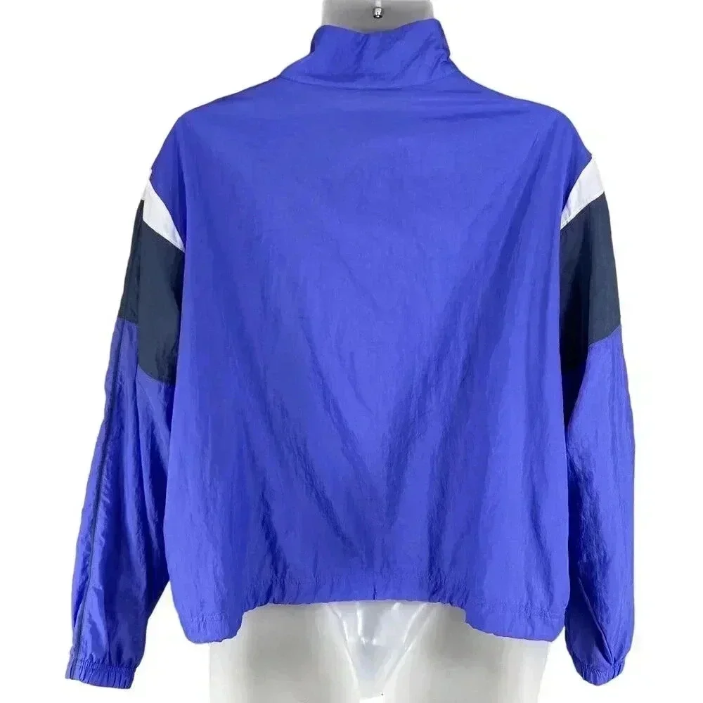 Nike Heritage Womens L Sportswear Woven Jacket 1/4 Zip Windbreaker Activewear - Picture 2 of 15